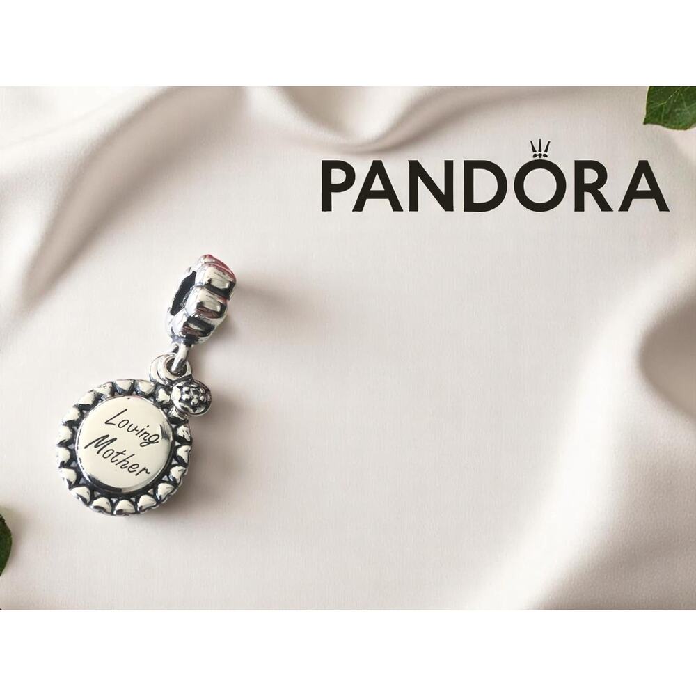 Pandora “Loving Mother” Sterling Silver Dangle Charm – NWT